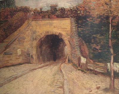 Vincent Van Gogh Roadway wtih Underpass (nn04)